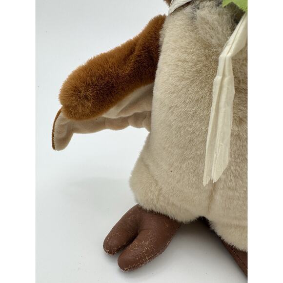 VTG 1990 Disney Store Winnie The Pooh Owl Plush Toy Stuffed Animal 11” Flowers - Picture 5 of 9